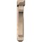 Ekena Millwork Legacy Arts and Crafts Smooth Bracket w/ Offset Brace, Douglas Fir, 5 1/2"W x 24"D x 32"H BKT0604X24X32LEC03SDF - alternate 2